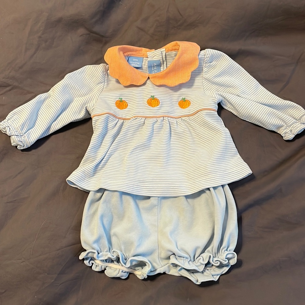 Pumpkin Ana Vini Baby Girl Outfit